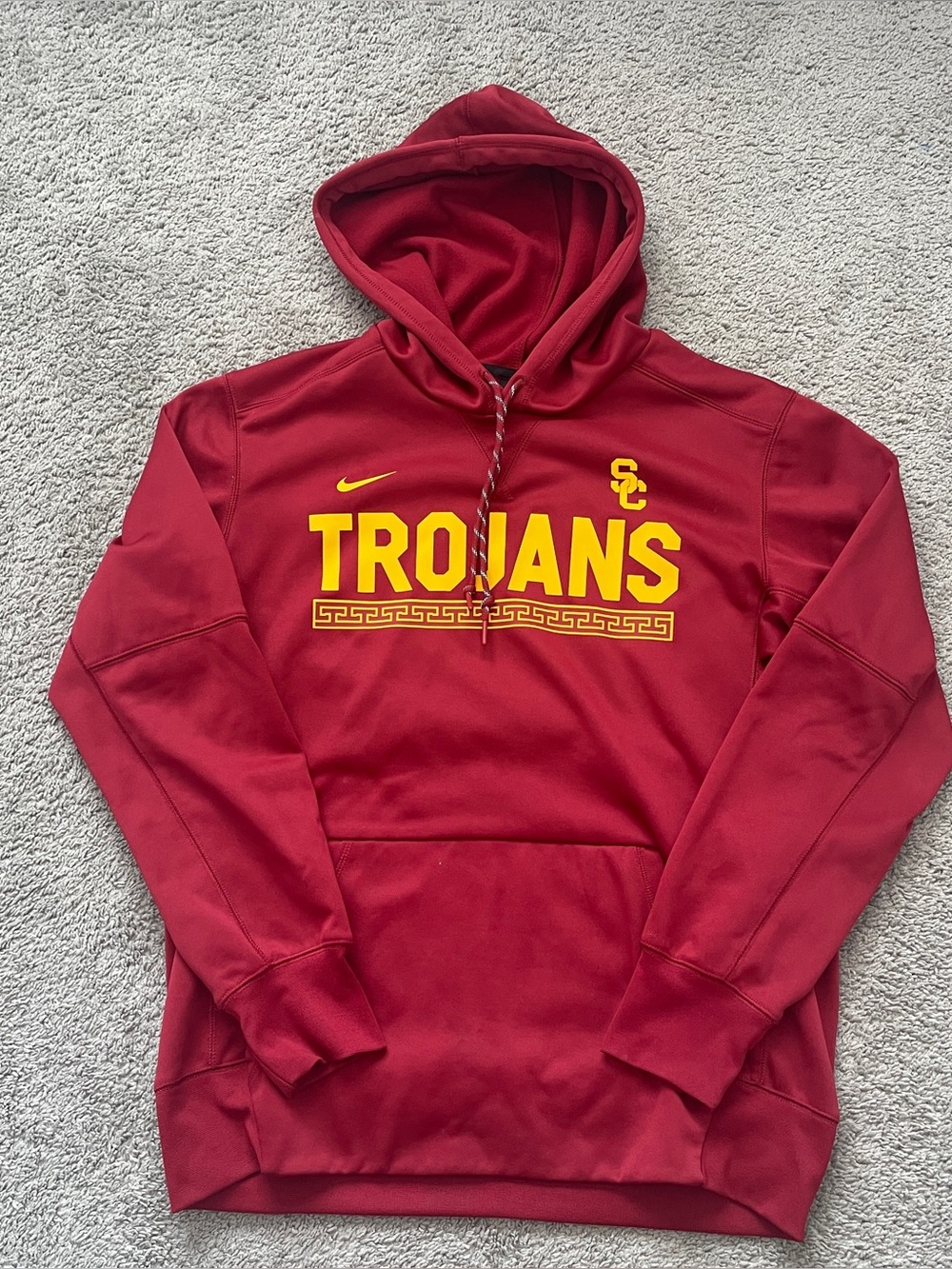 Nike Men’s Red USC Trojans Hoodie - Medium